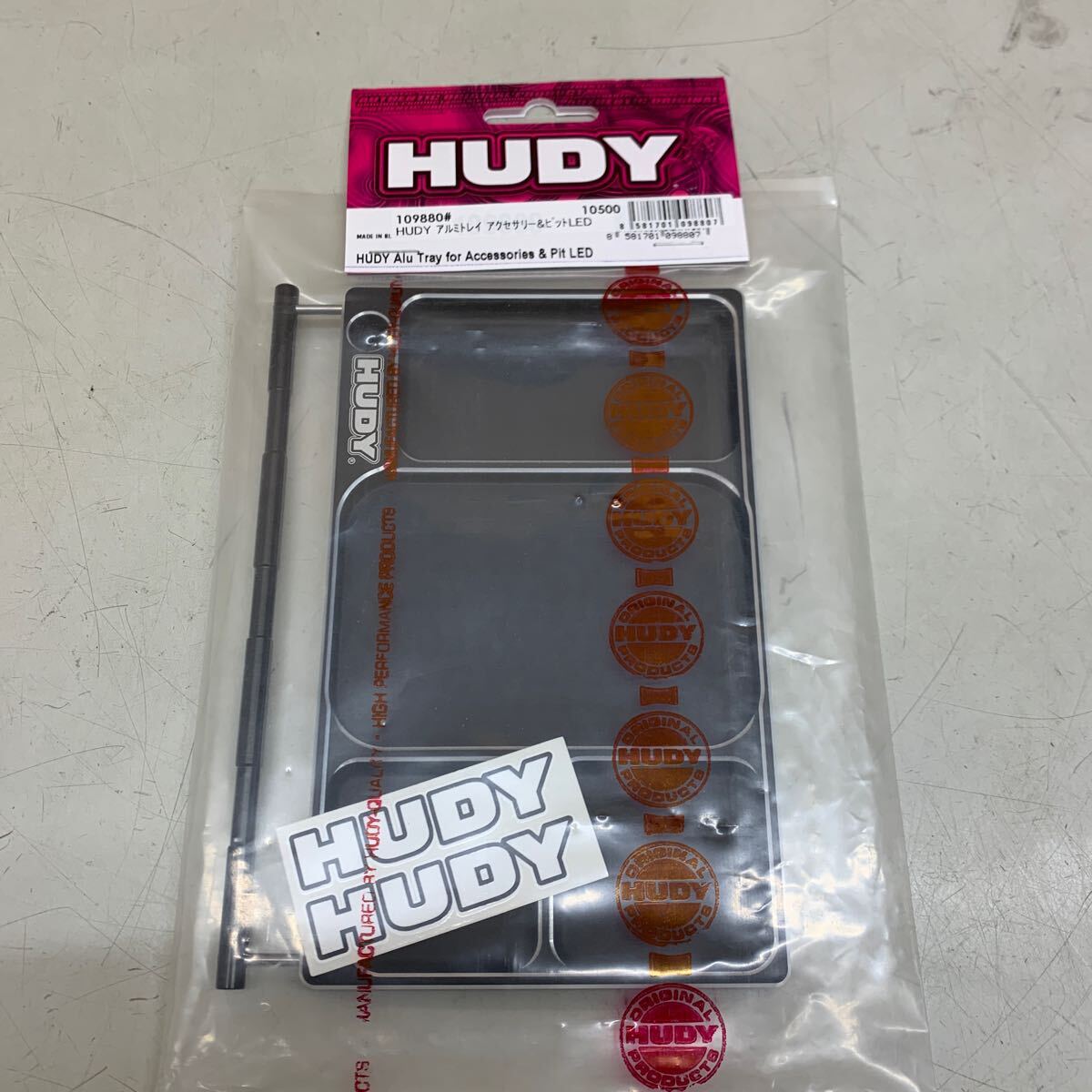 HUDY アルミトレイ アクセサリー&ピットLED 未使用品 ラジコン パーツ